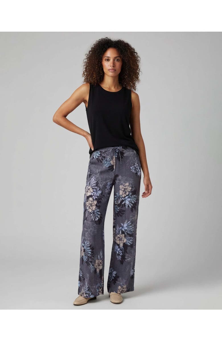 Lords of Harlech Exotic Floral Lillian Womens Wide-leg Pant, Main, color, Exotic Floral Black