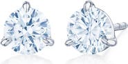 Kwiat Round Brilliant Cut Diamond & Platinum Stud Earrings - 1.40ct.