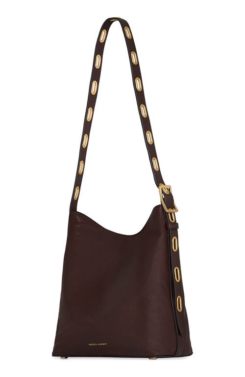 Rebecca Minkoff Crosby Bucket Shoulder Bag In Brown