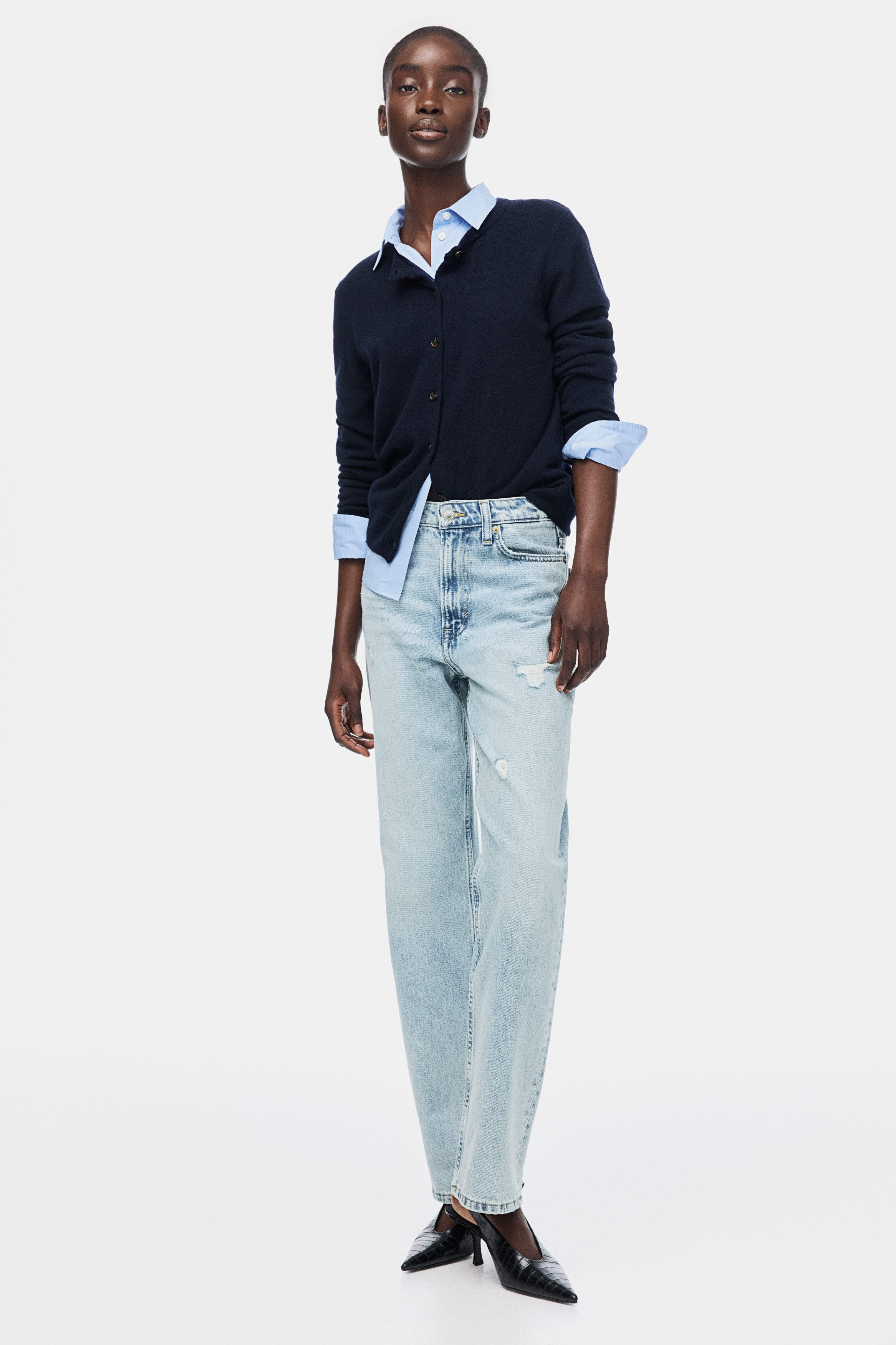 Straight high jeans - image 2