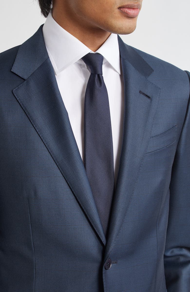 ZEGNA Trofeo Wool Suit, Alternate, color, Blue Navy Check