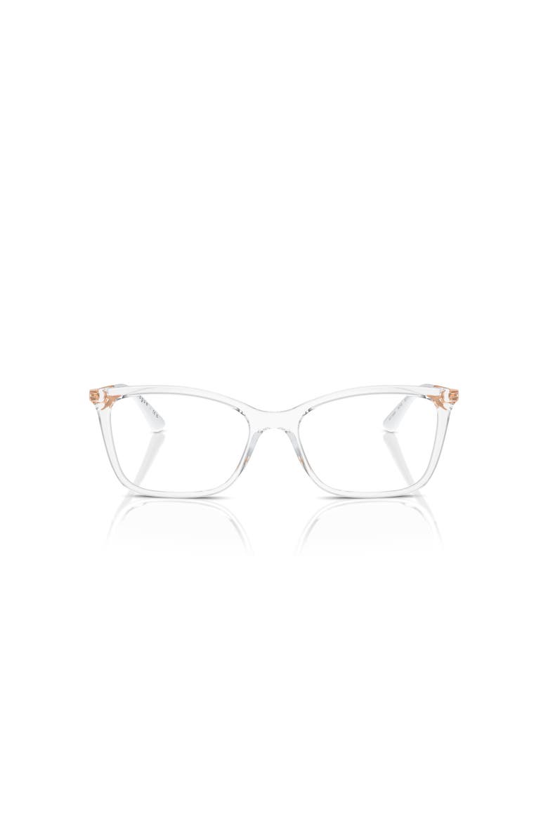 Vogue Eyewear 51mm Butterfly optical glasses, Alternate, color, Transparent