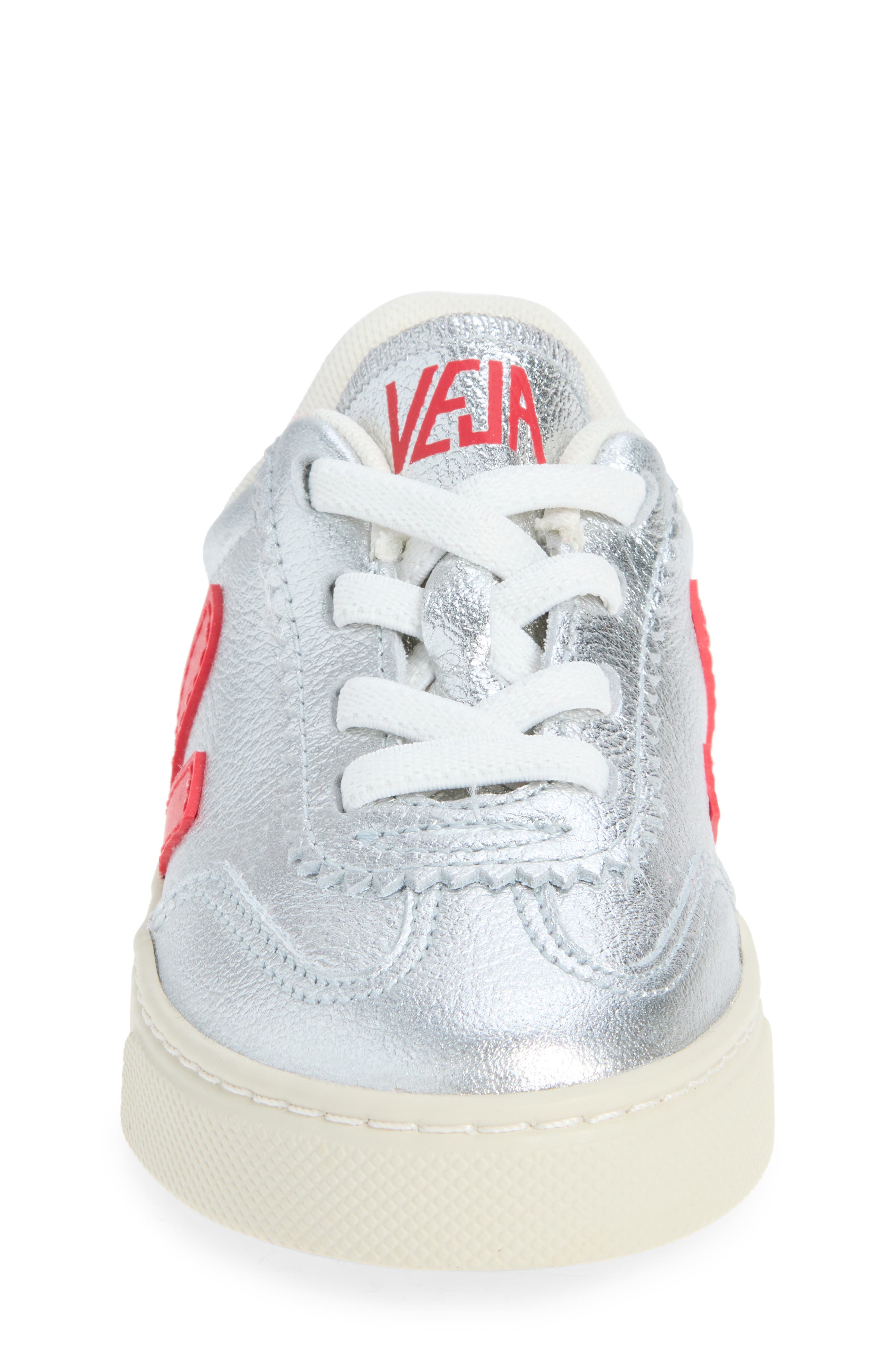 Veja Kid's Small Volley O.T. Sneaker, Alternate, color, Silver Pekin