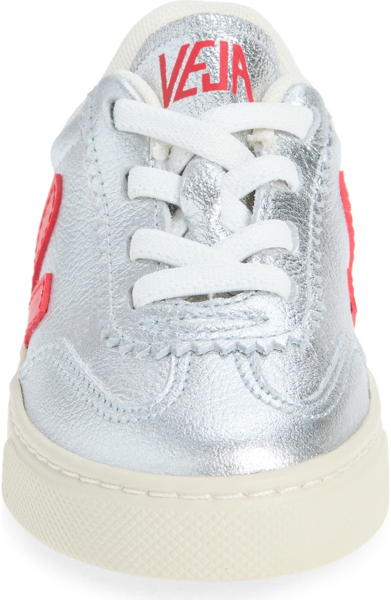 Veja Kid's Small Volley O.T. Sneaker, Alternate, color, Silver Pekin