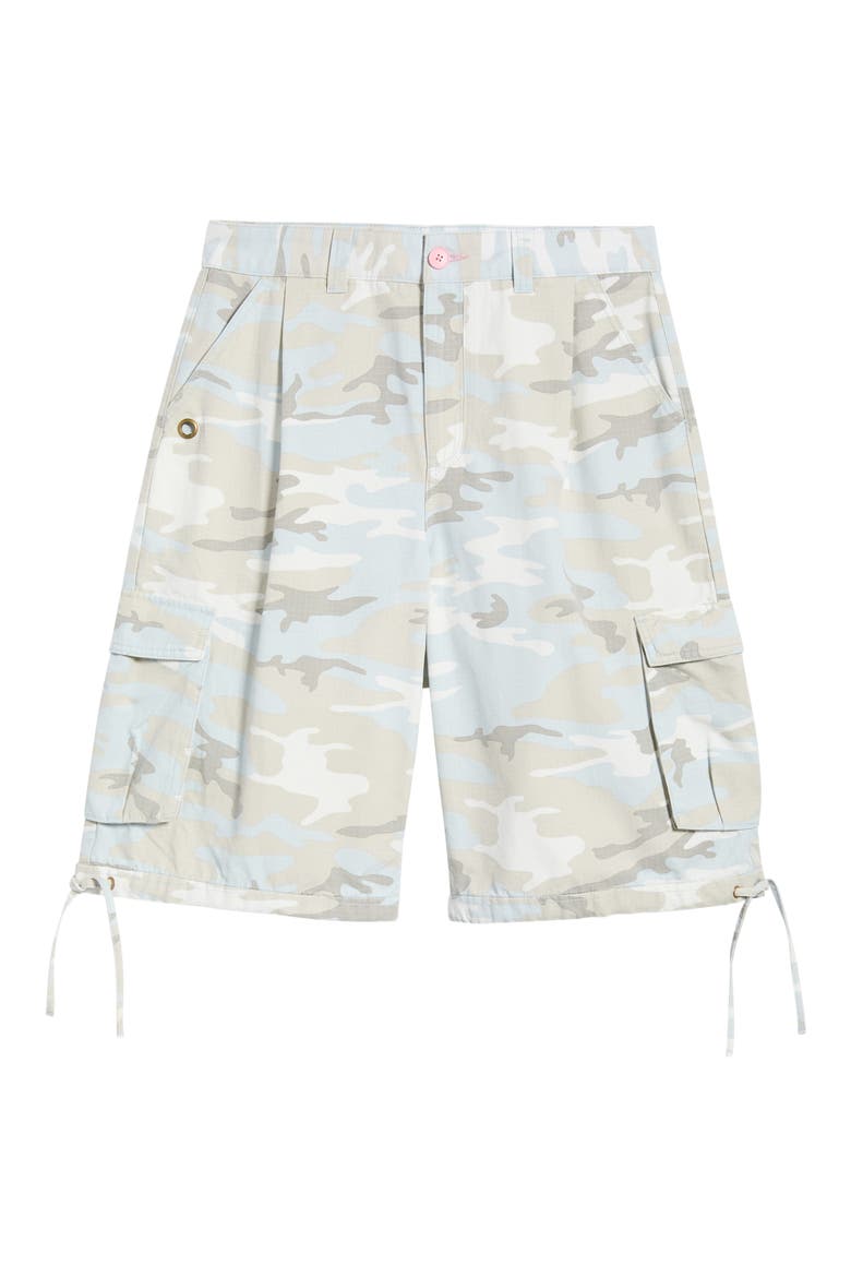 Baggy Camo Shorts, Alternate, color, SOFT BLUE CAMO