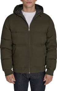 Levi's® Quilted Puffer Hoodie Bomber Jacket