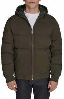 Levi's Quilted Puffer Hoodie Bomber Jacket