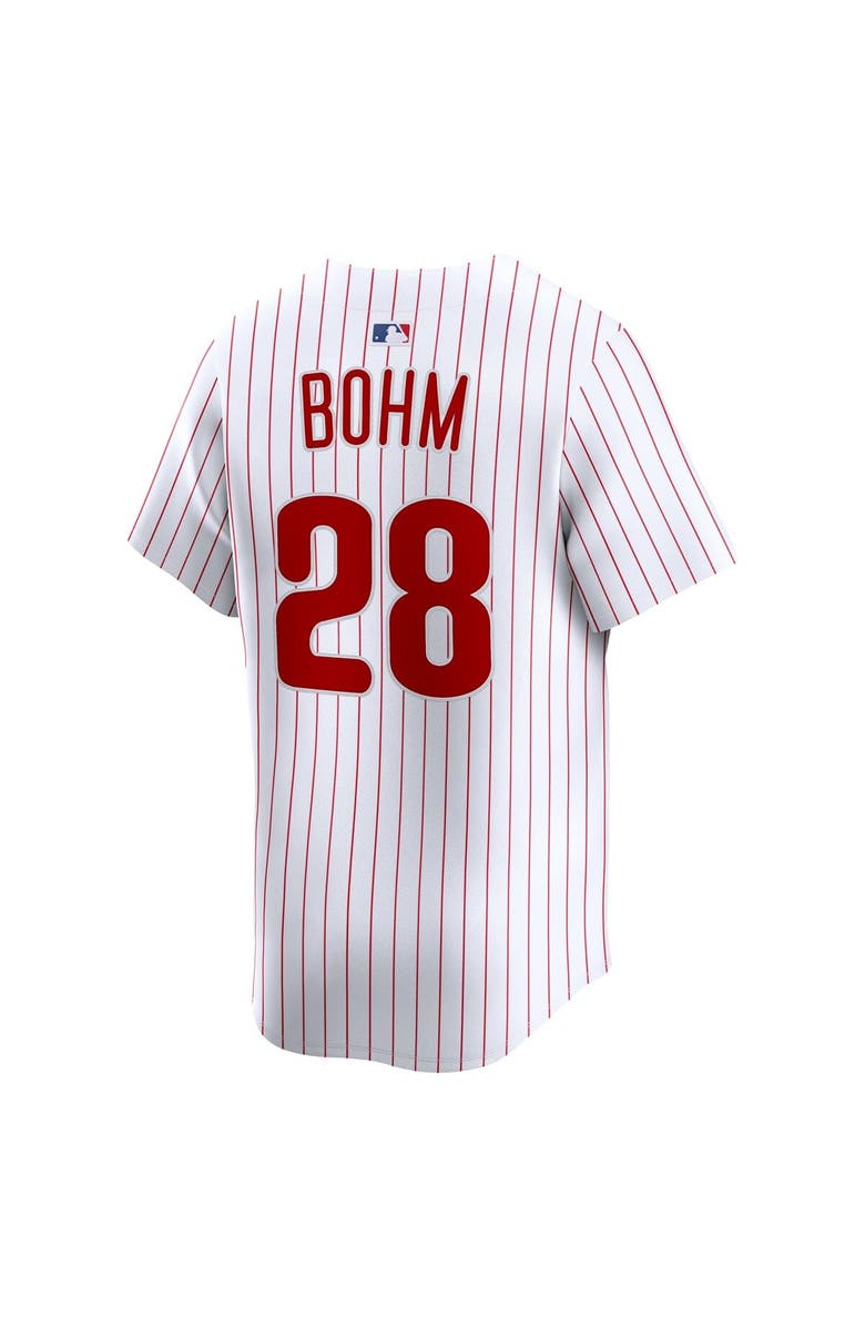 Nike Men's Nike Alec Bohm White Philadelphia Phillies Home Limited Player Jersey, Alternate, color, White