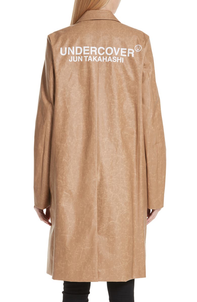 Undercover Logo Coat, Alternate, color,