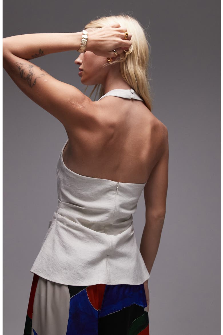 Halter Top, Alternate, color, BEIGE
