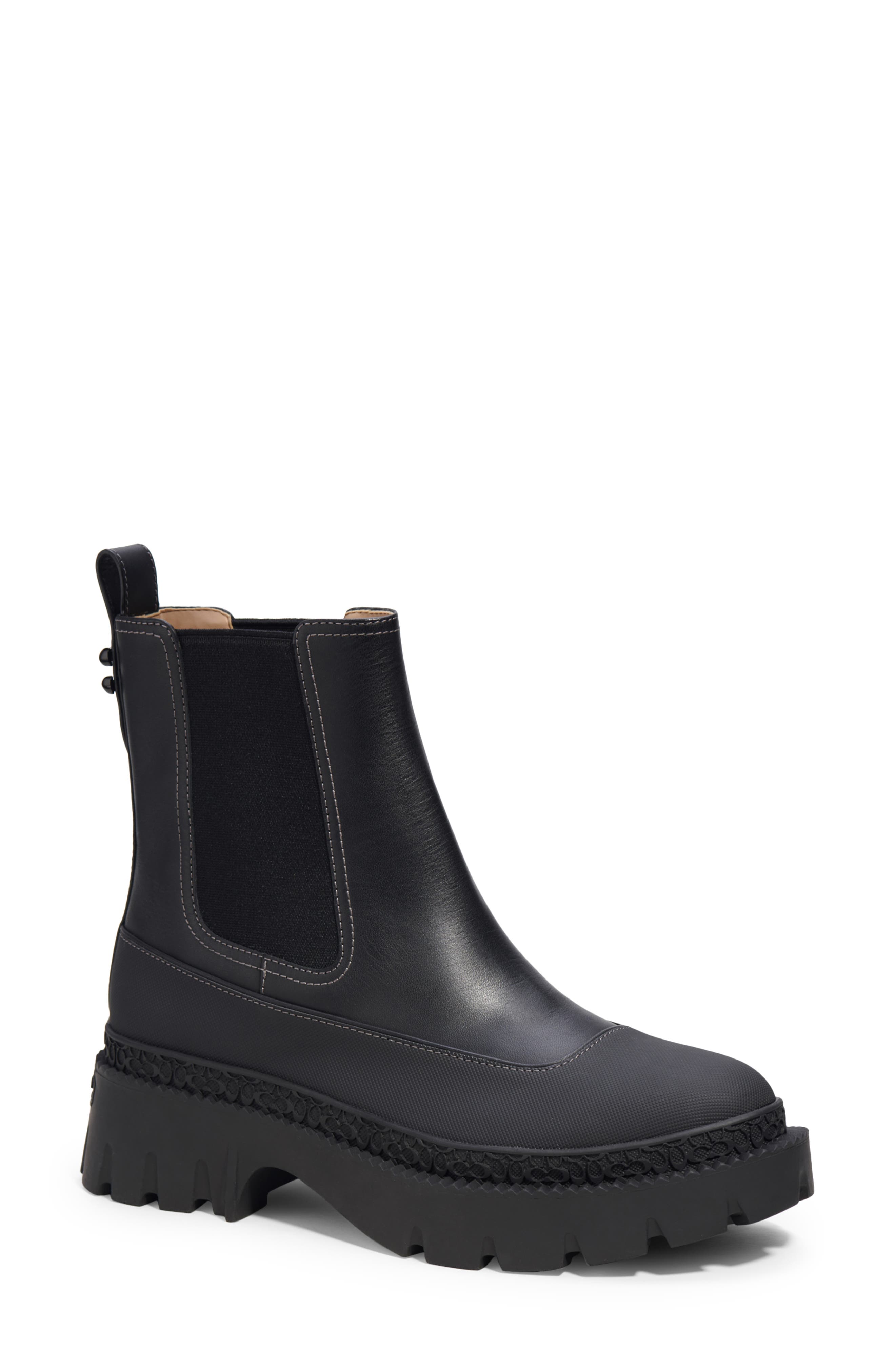 COACH Jayla Lug Sole Chelsea Boot, Main, color, 