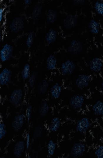 Lila Floral Long Sleeve Velvet Cocktail Dress