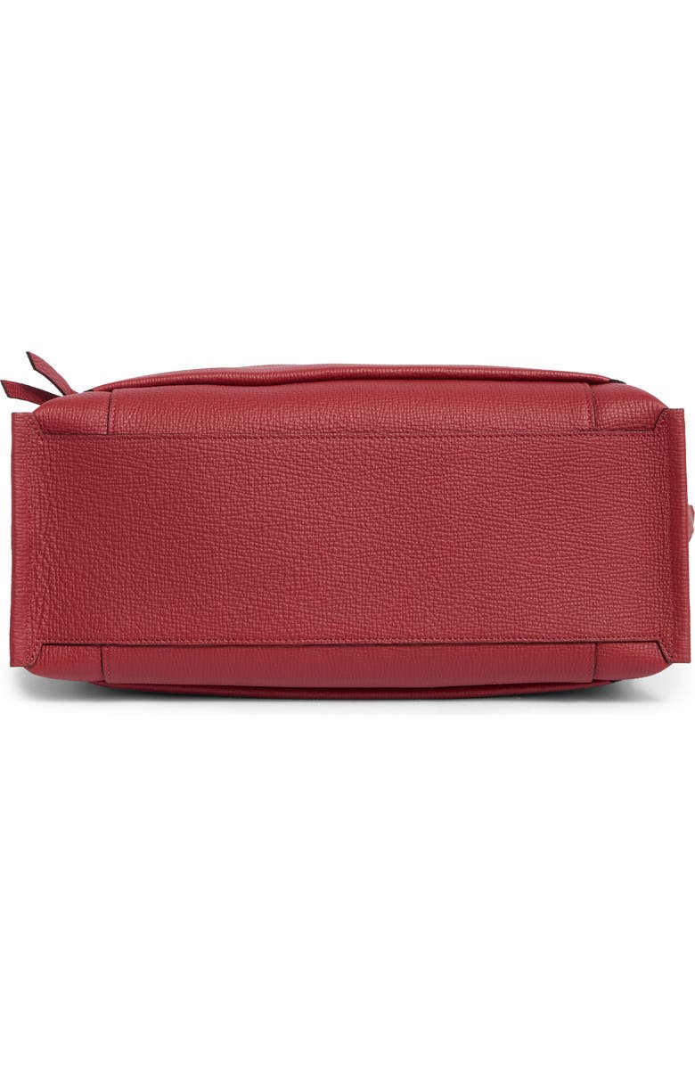 Longchamp Mailbox Brief Leather Tote Bag, Alternate, color, Red