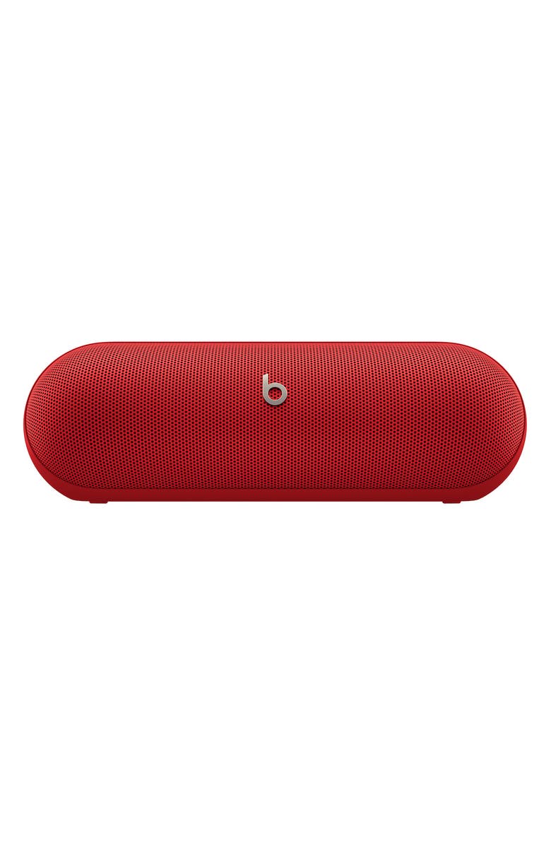Beats by Dr. Dre<sup>™</sup> Beats Pill Portable Bluetooth<sup>®</sup> Wireless Water‑Resistant Speaker, Main, color, Statement Red