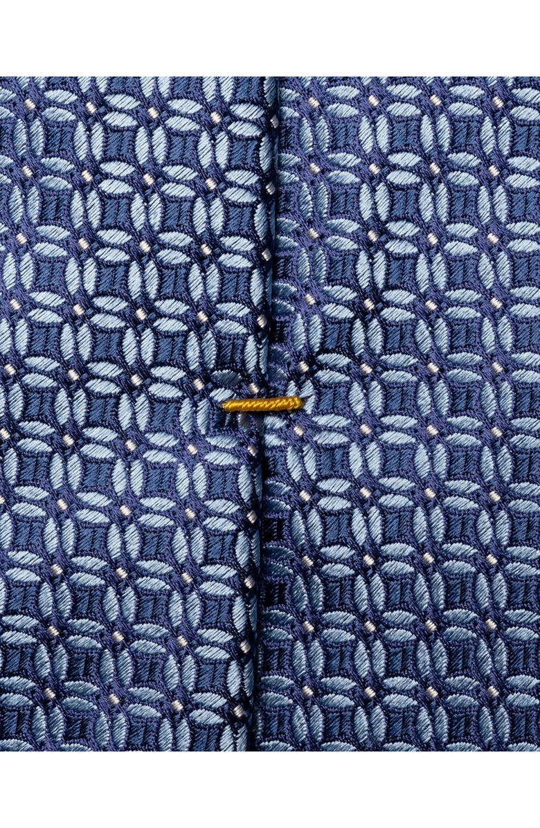 Eton Floral Geometric Silk Tie, Alternate, color,