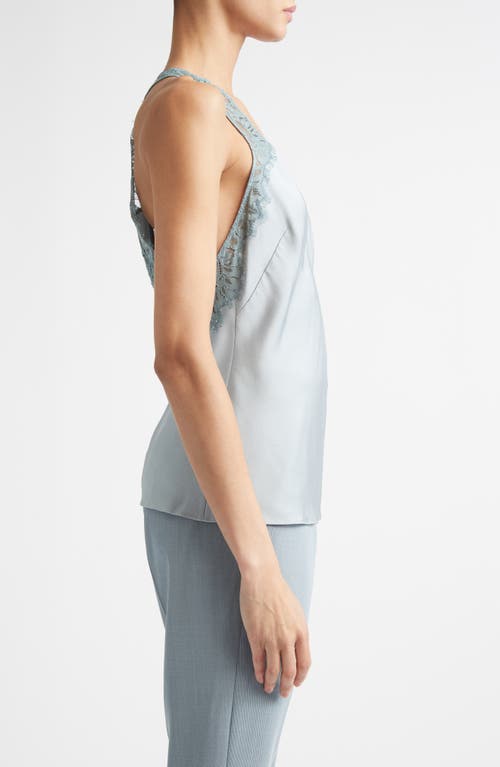 A.l.c . Wes Lace Accent Sleeveless Top In Gray