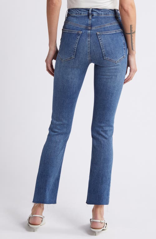 FRAME FRAME LE HIGH RAW STEP HEM STRAIGHT LEG JEANS