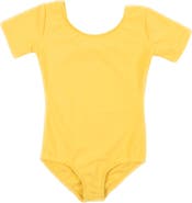 Leveret Girls Short Sleeve Leotard