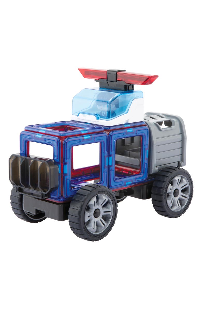 Magformers Amazing Police & Rescue 26-Piece Magnetic 3D Construction Set, Alternate, color, 