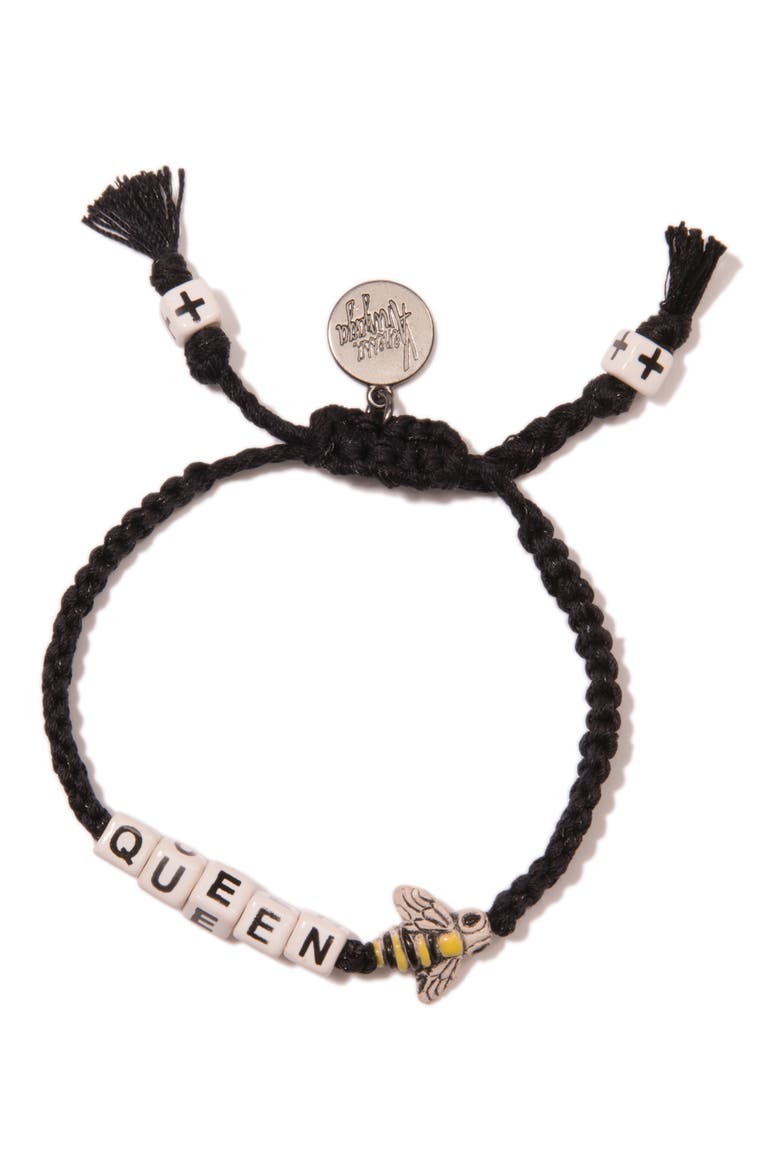 Queen Bee Bracelet, Main, color, BLACK