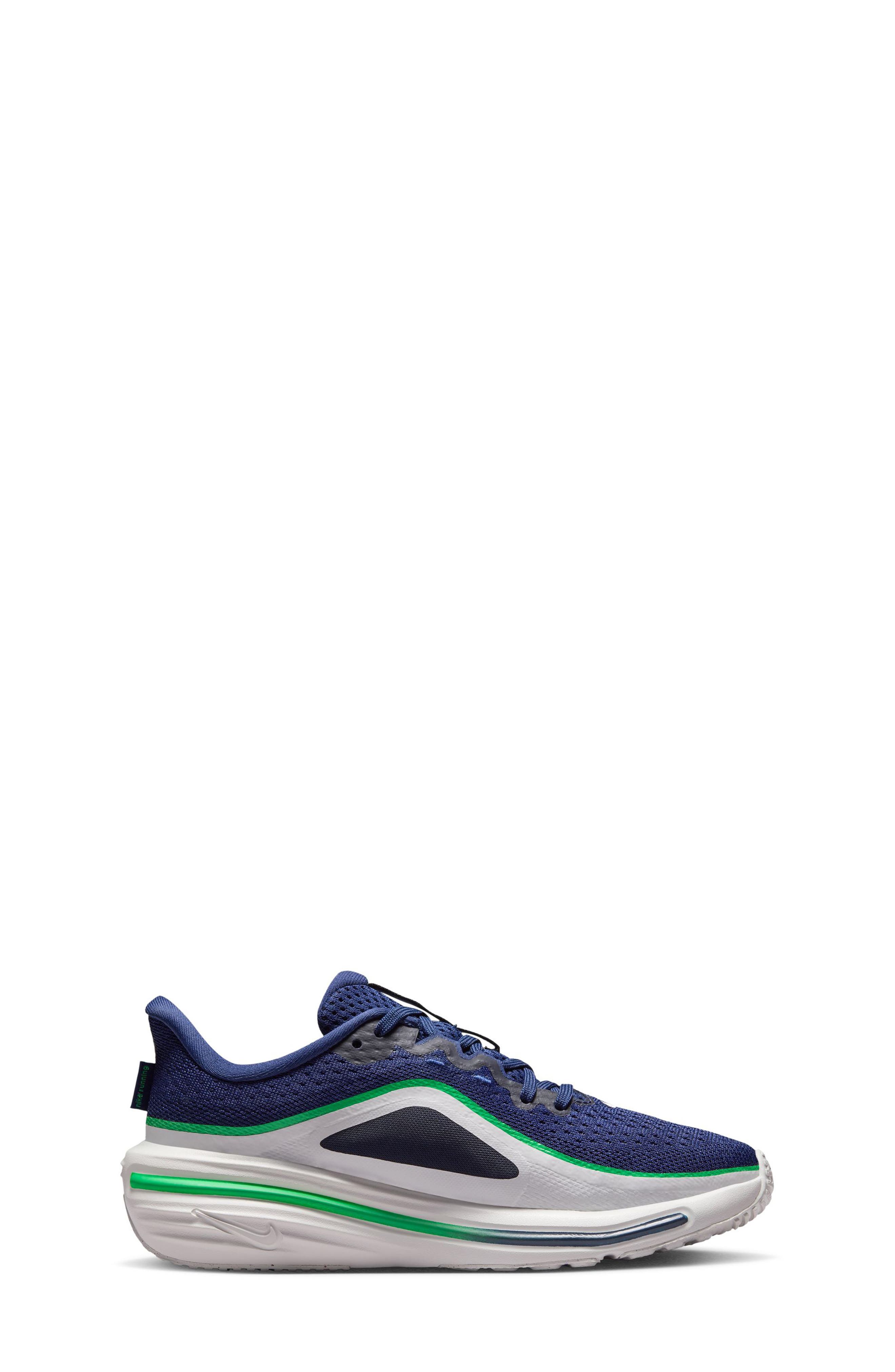 Kids' Winflo 12 Running Shoe, Alternate, color, NAVY/ WHITE/ GREEN SPARK