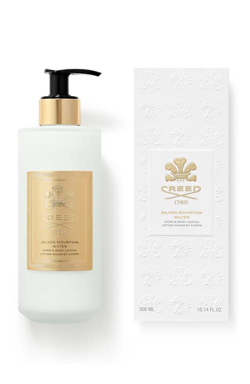 Creed Silver Mountain Water Hand & Body Lotion In Transparent