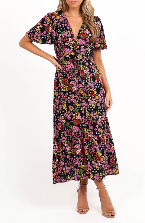 Owena Floral Midi Dress