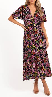 Petal & Pup Owena Floral Midi Dress