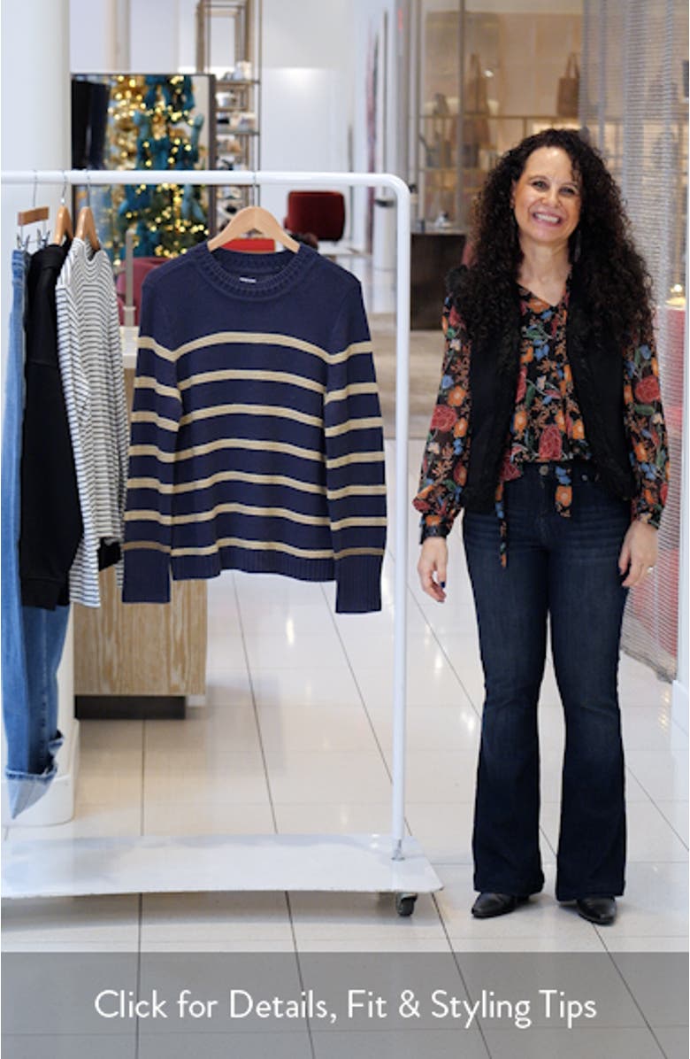 Go to Stripe Cotton Sweater, sales video thumbnail