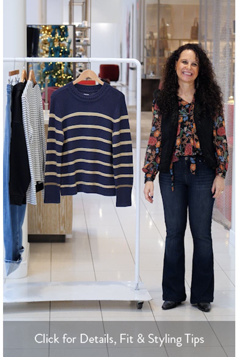 Go to Stripe Cotton Sweater video