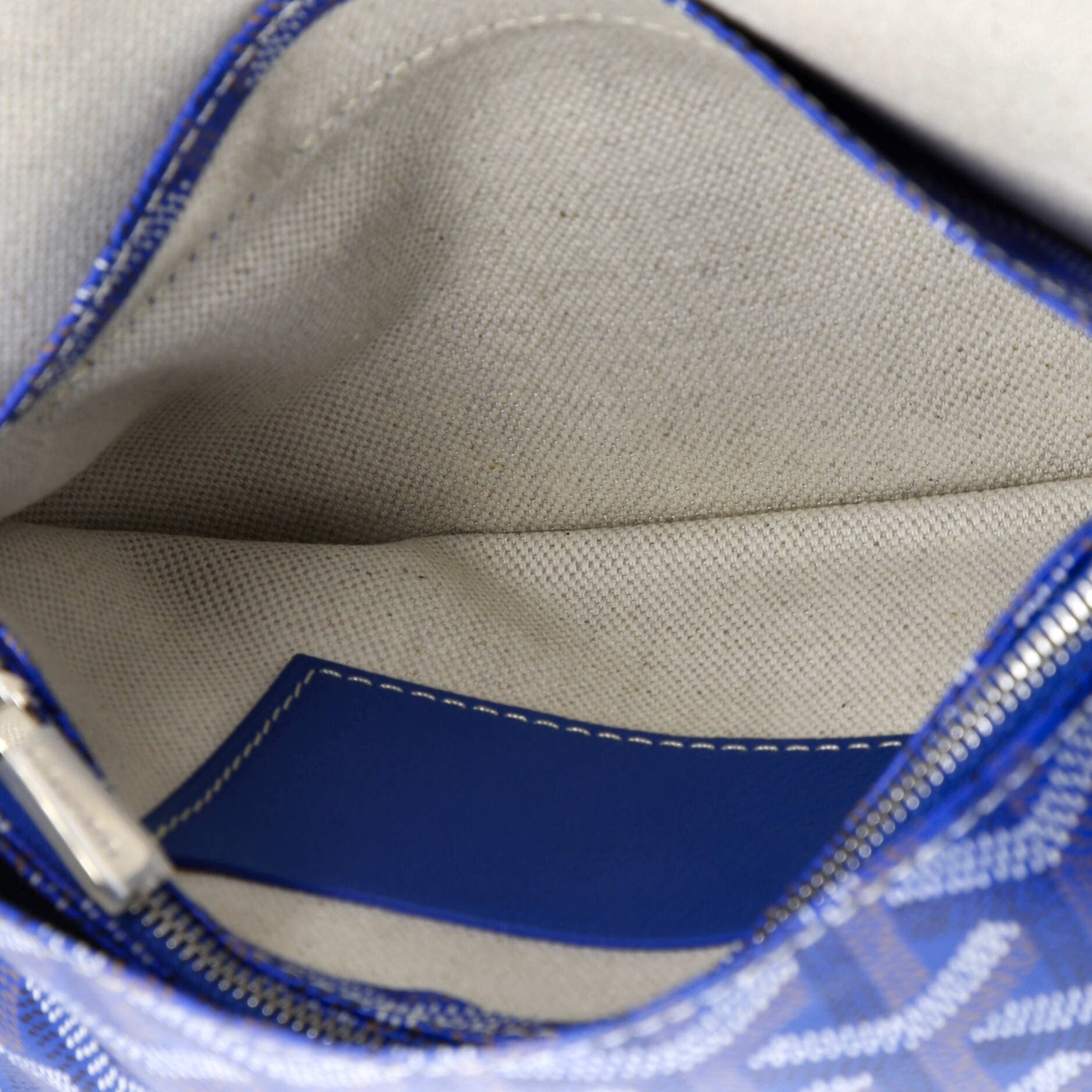 Pre-Owned Goyard Plumet Clutch Wallet Coated Canvas, Alternate, color, 