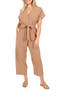 Archie Tie Waist Linen Jumpsuit