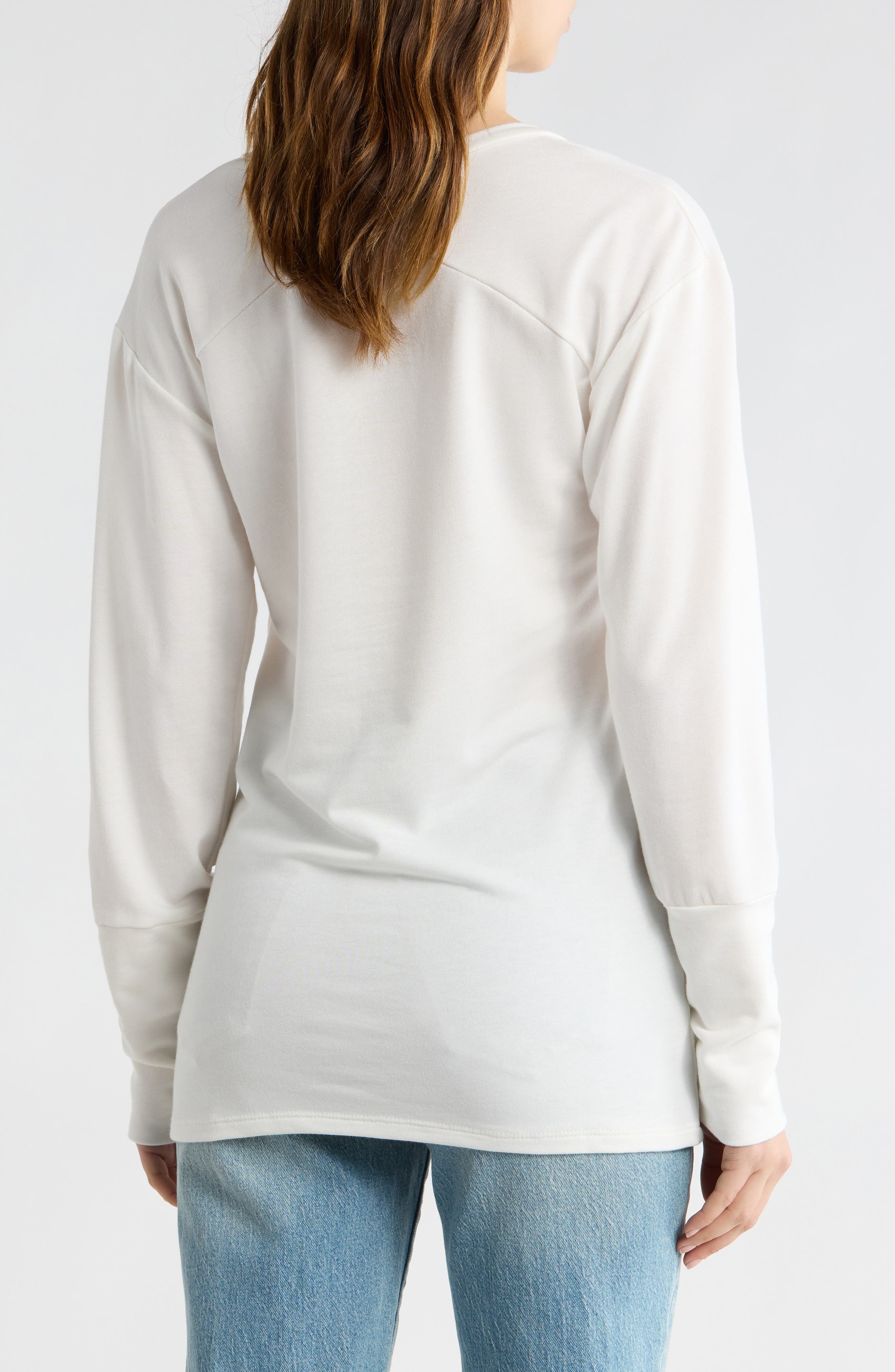 V-Neck Dolman Sleeve Sweater - image 4