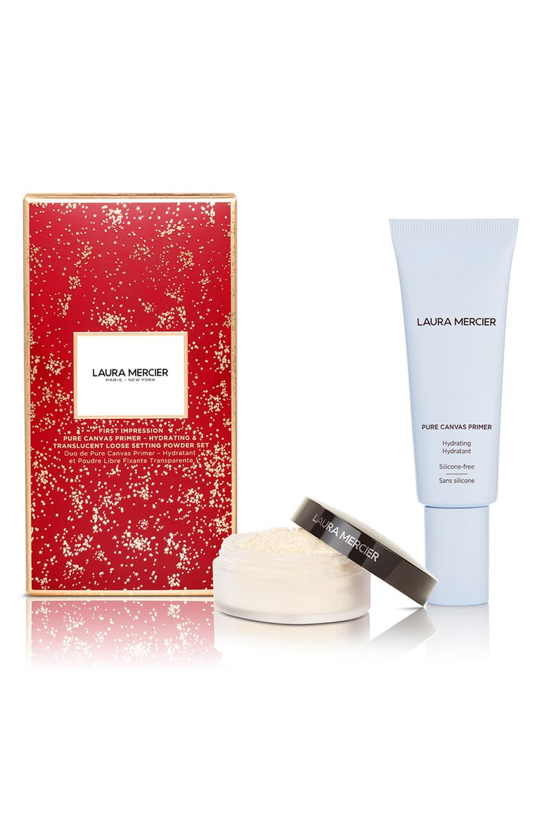Laura Mercier First Impression Primer & Setting Powder Set USD $52 Value, Main, color,