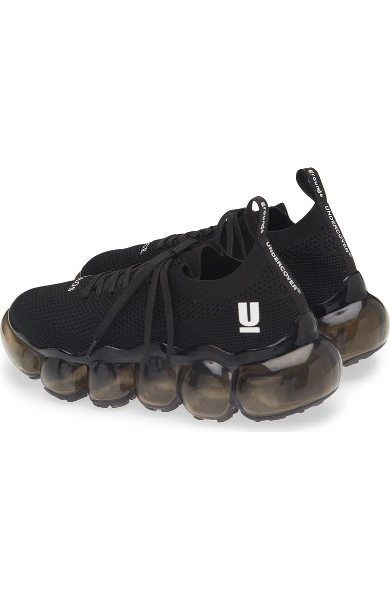 Undercover Knit Sneaker, Alternate, color, Black