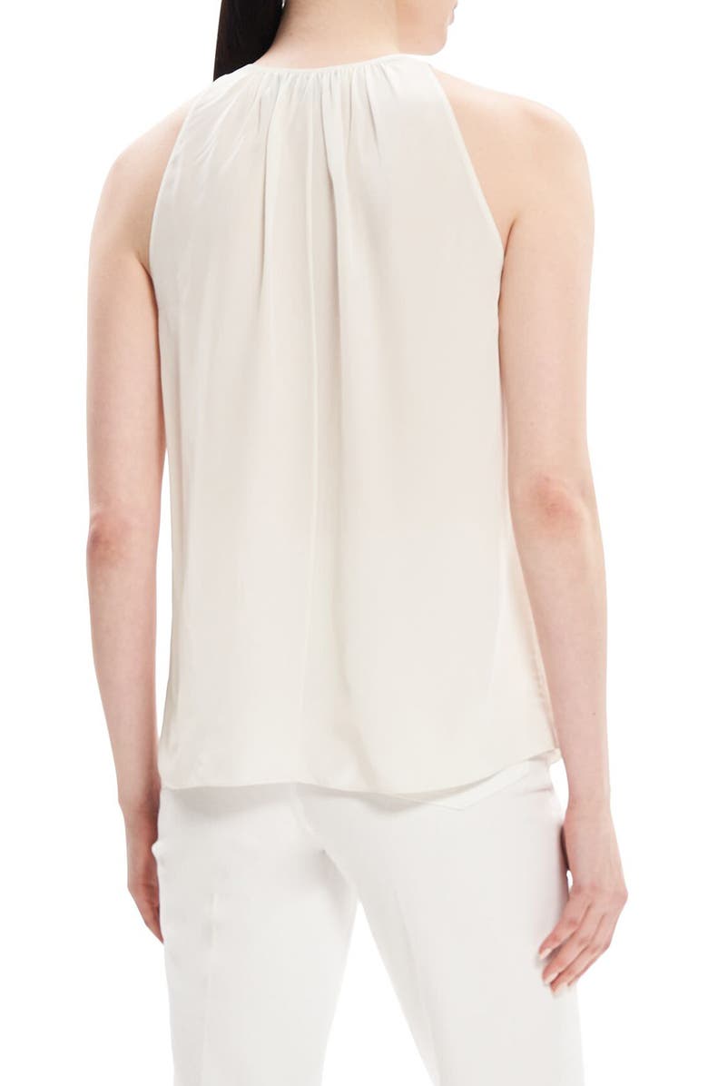 Theory Tie Neck Sleeveless Top, Alternate, color, 