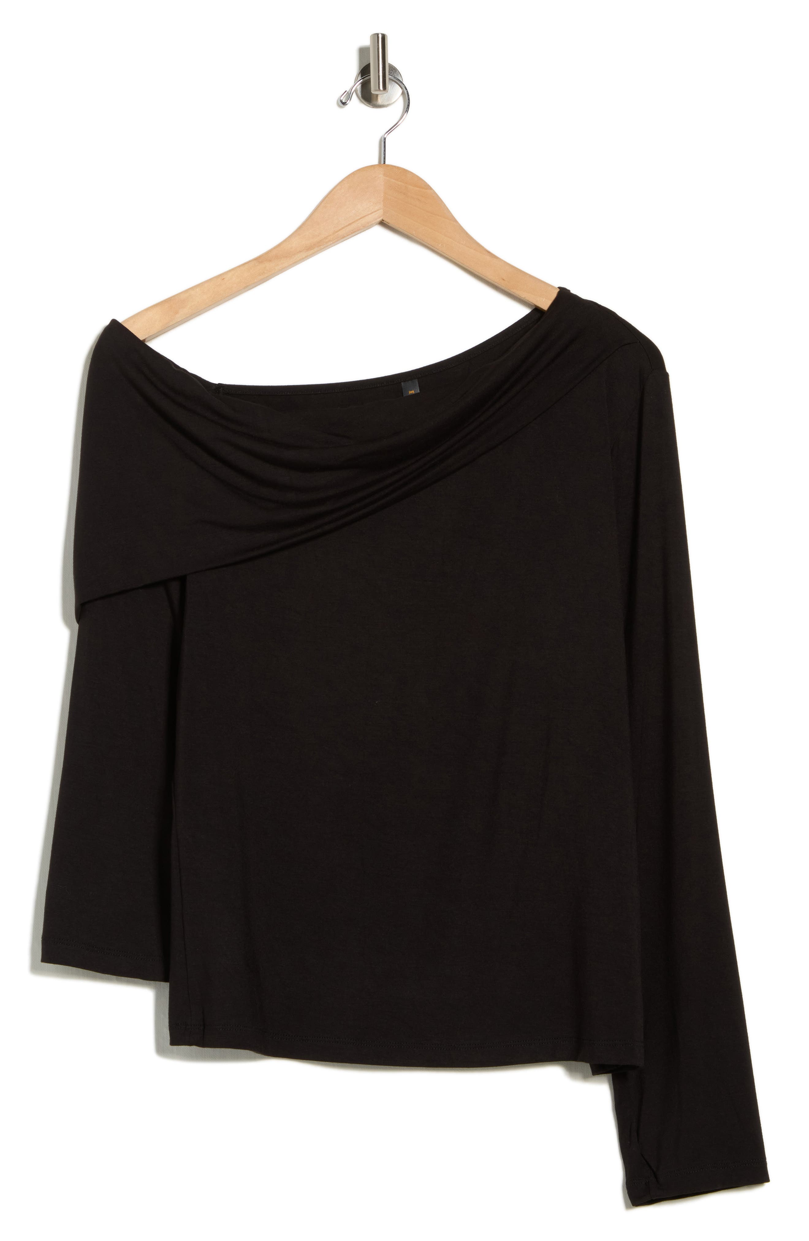 Renee C One-Shoulder Stretch Modal Top