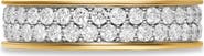 David Yurman Men's Streamline Band Ring in 18K Yellow Gold with Diamonds, 6.2mm