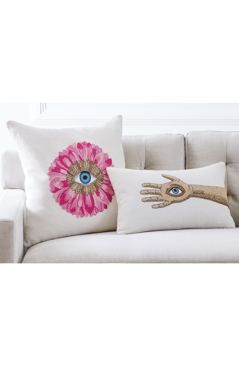 Jonathan Adler Petals Beaded Pillow, Alternate, color, 