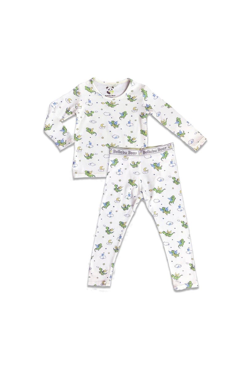 Bellabu Bear Kids' Dragon Set of 2 Piece Pajamas, Main, color, Dragon
