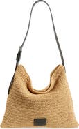AllSaints Asha Straw Shoulder Bag