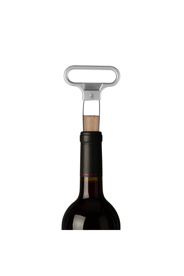 Two Prong Cork Puller, Alternate, color, Silver