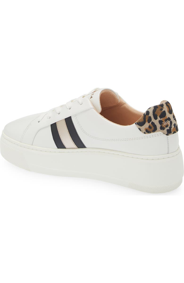 FRANKIE4 Riley Platform Sneaker, Alternate, color, White/ Leopard Print