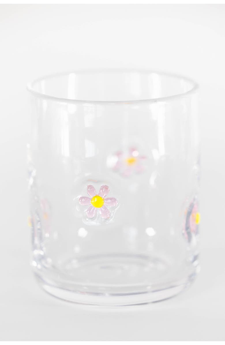 Jeanne Fitz Assorted Flowers Icon Glasses, Set of 4, Alternate, color, Multi
