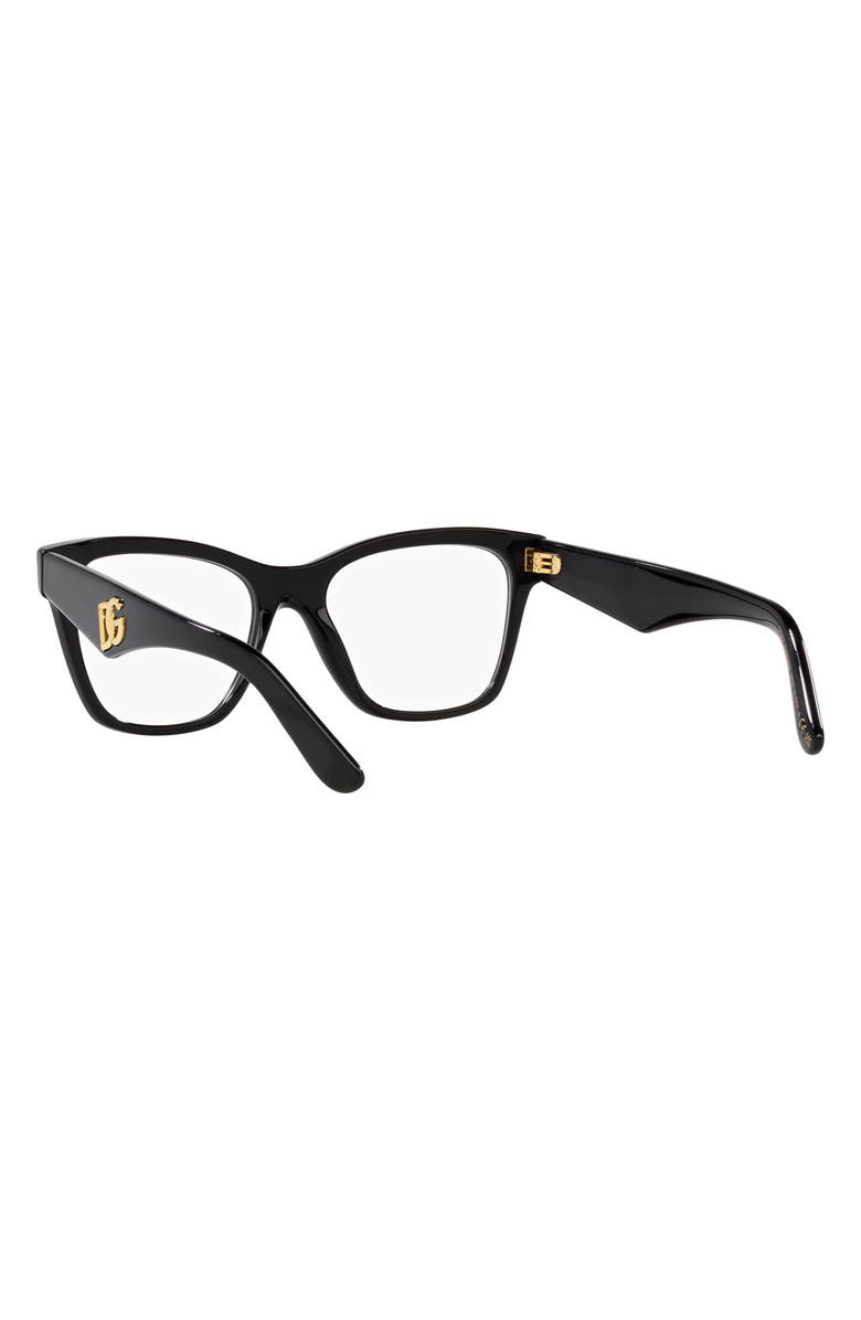 Dolce&Gabbana 53mm Square Optical Glasses, Alternate, color, 