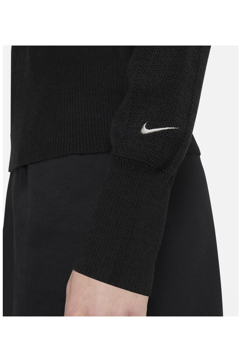 Ace Long Sleeve Golf Sweater, Alternate, color, BLACK/ DUST