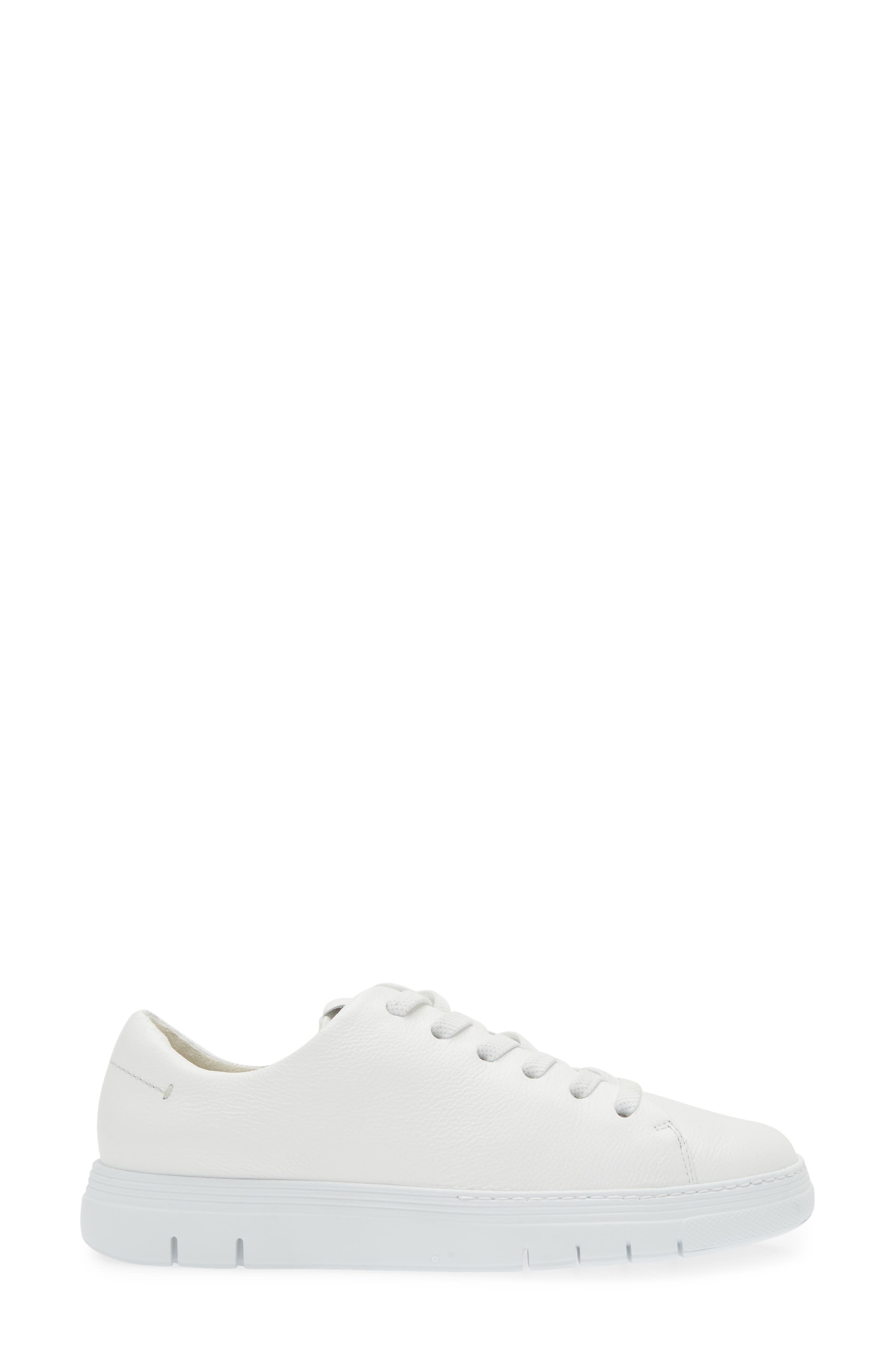 Paul Green Grip Sole Sneaker, Alternate, color, White Leather