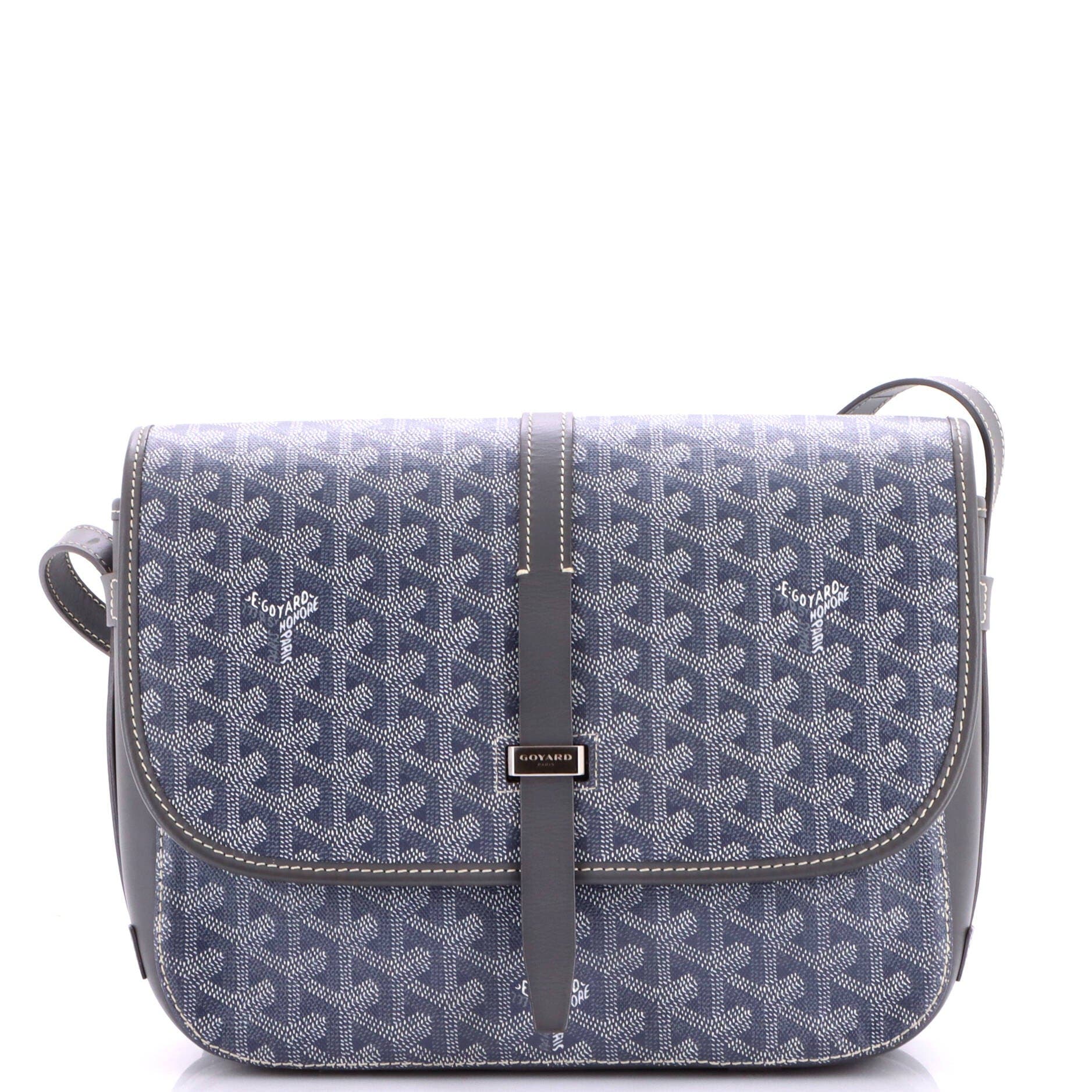 Belvedere II Messenger Bag Coated Canvas MM, Main, color, Grey