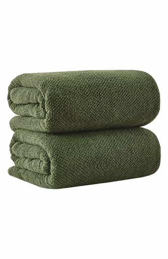 Woven & Weft Cotton 2-Pack Oversized Bath Sheet Set