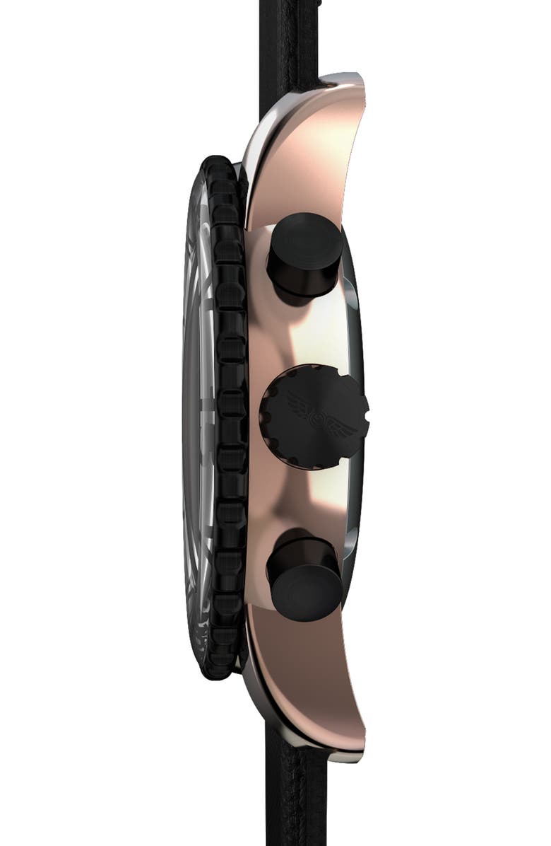 SKYWATCH Classic Chronograph Woven Strap Watch, 44mm, Alternate, color,